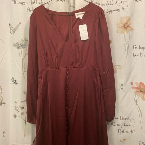 NWT Ada Faye Silk Dress - Picture 3 of 7